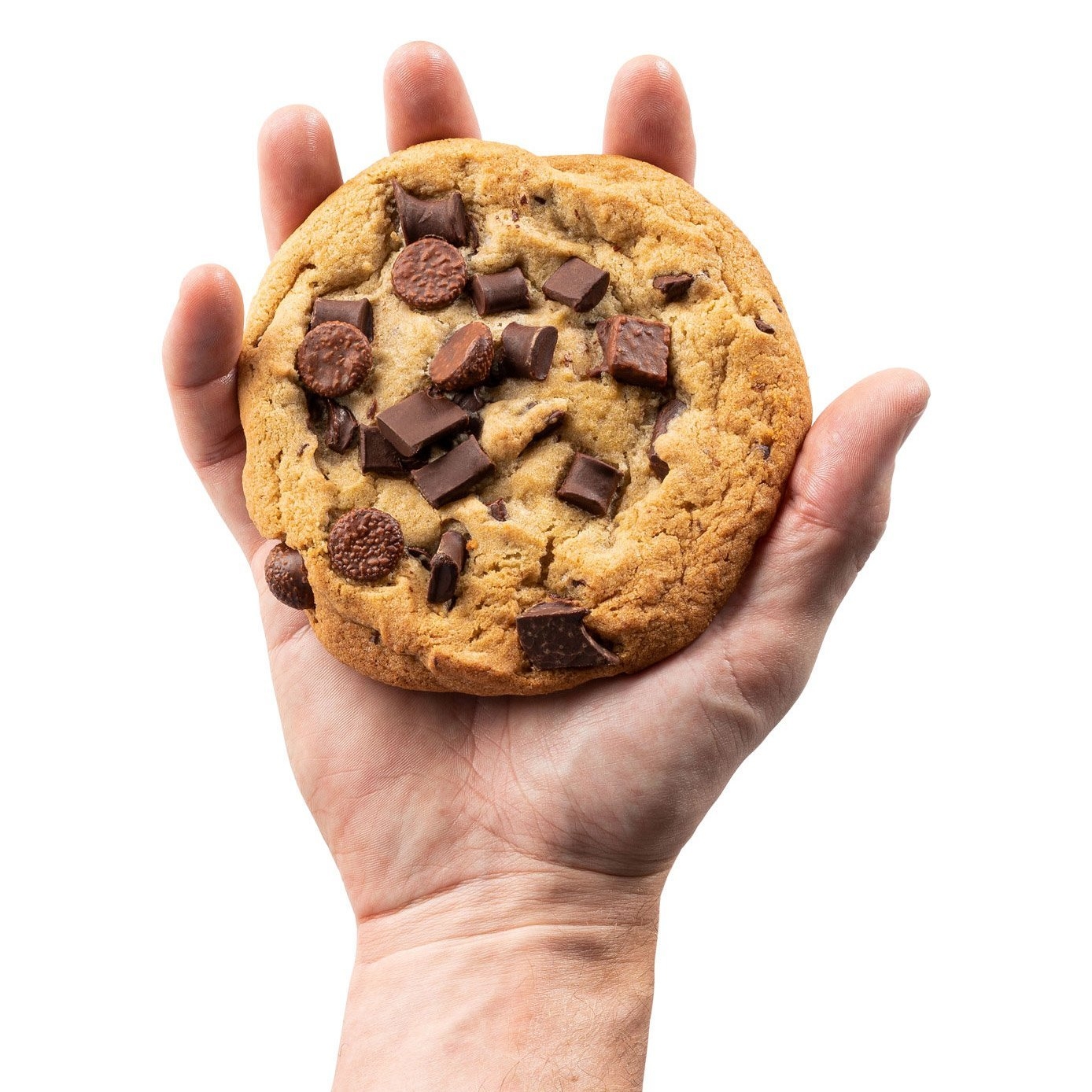 Decadent Reese's Double Chocolat Chip Cookies